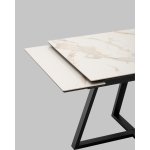 Стол Кассика 120*80 см столешница керамика белый