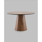 Стол круглый Стивенсон D120 столешница HPL дуб вотан