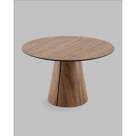 Стол круглый Стивенсон D120 столешница HPL дуб вотан