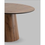 Стол круглый Стивенсон D120 столешница HPL дуб вотан