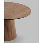 Стол круглый Стивенсон D120 столешница HPL дуб вотан