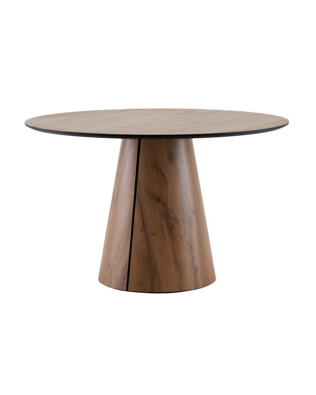 Стол круглый Стивенсон D120 столешница HPL дуб вотан