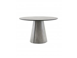 Стол круглый Стивенсон D120 столешница HPL метрополитан