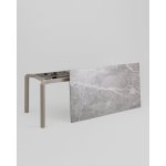 Стол обеденный Varden раскладной 160-220х90 см керамика серый