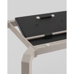 Стол обеденный Varden раскладной 160-220х90 см керамика серый