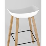 Стул барный LIBRA БЕЛЫЙ 2 шт