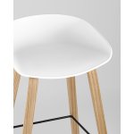 Стул барный LIBRA БЕЛЫЙ 2 шт