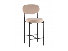 Стул Бриф Original N полубарный велюр бежевый Стул Бриф Original N полубарный велюр бежевый