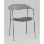 Стул Eila с подушкой пластик серый