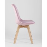Стул FRANKFURT велюр розовый 4 шт.