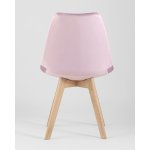 Стул FRANKFURT велюр розовый 4 шт.