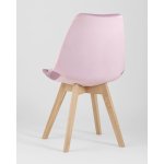 Стул FRANKFURT велюр розовый 4 шт.