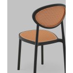 Стул Junie пластиковый чёрный