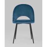 Стул Меган SN велюр пыльно-синий
