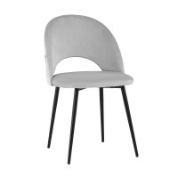 Стул Меган SN велюр светло-серый