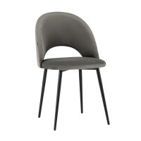 Стул Меган SN велюр тёмно-серый