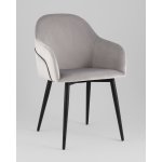 Стул Новел New велюр светло-серый