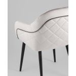 Стул Новел New велюр светло-серый