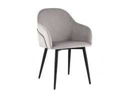 Стул Новел New велюр светло-серый
