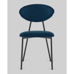 Стул обеденный Квинси велюр синий
