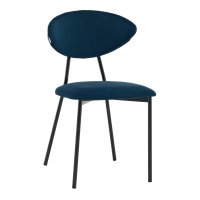 Стул обеденный Квинси велюр синий