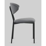 Стул обеденный Квинси велюр темно-серый