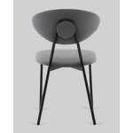 Стул обеденный Квинси велюр темно-серый