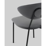 Стул обеденный Квинси велюр темно-серый