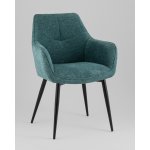 Стул обеденный Lynet рогожка голубой