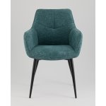 Стул обеденный Lynet рогожка голубой