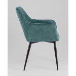 Стул обеденный Lynet рогожка голубой