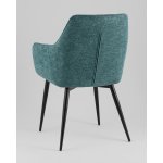 Стул обеденный Lynet рогожка голубой