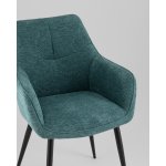 Стул обеденный Lynet рогожка голубой