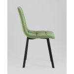 Стул Одди Original Square велюр пыльно-оливковый