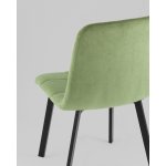 Стул Одди Original Square велюр пыльно-оливковый