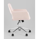 Стул офисный ROSS рогожка светло-розовый
