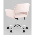 Стул офисный ROSS рогожка светло-розовый