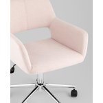 Стул офисный ROSS рогожка светло-розовый