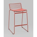 Стул полубарный Danny бордовый с подушкой