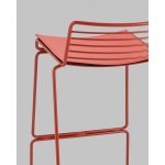 Стул полубарный Danny бордовый с подушкой