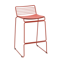 Стул полубарный Danny бордовый с подушкой