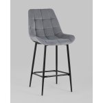Стул полубарный Флекс велюр велютто серый 2 шт.