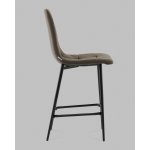 Стул полубарный Одди велюр темно-серый