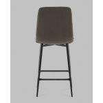 Стул полубарный Одди велюр темно-серый