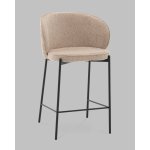 Стул полубарный Тисдейл букле бежевый