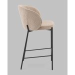 Стул полубарный Тисдейл букле бежевый