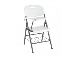 Стул складной банкетный со столиком и полкой