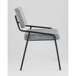 Стул Теллинг шенилл серо-синий