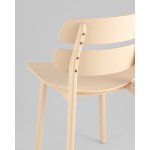 Стул обеденный Tony пластик желтый