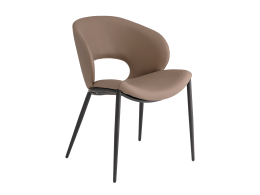 Стул Вивьен экокожа светло-коричневый